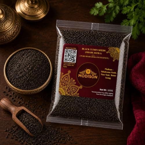 MODISON Shahi Jeera Black Cumin Seeds Whole Spice Natural 100g thumbnail 5