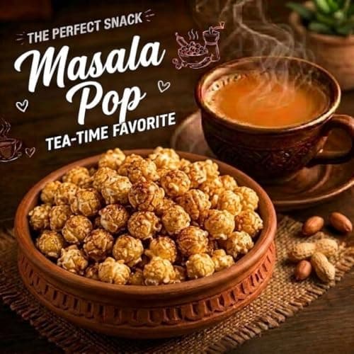 MODISON Masala Pop Indian Namkeen Crunchy Puffed Snack 180g thumbnail 6