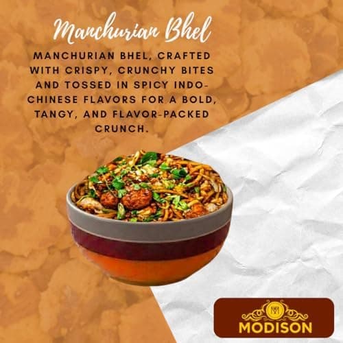 MODISON Manchurian Bhel Indian Snacks Indo Chinese Mix 180g thumbnail 7