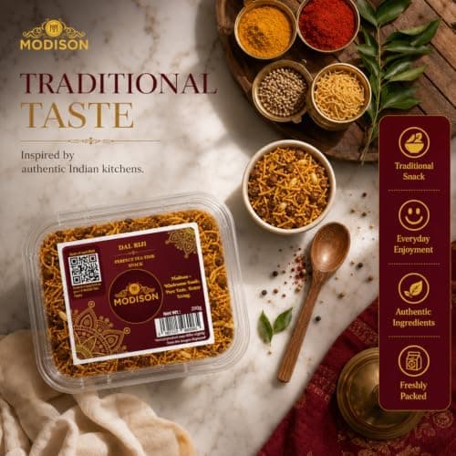 MODISON Dal Biji Indian Namkeen Snack Traditional Savoury 200g thumbnail 7