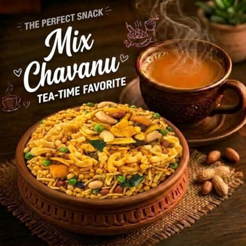 MODISON Mix Chavanu Indian Snacks Crunchy Spicy Mix 180g thumbnail 4