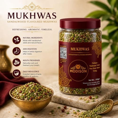 MODISON Fennel Coriander Blend Indian Mouth Freshener 100g thumbnail 4