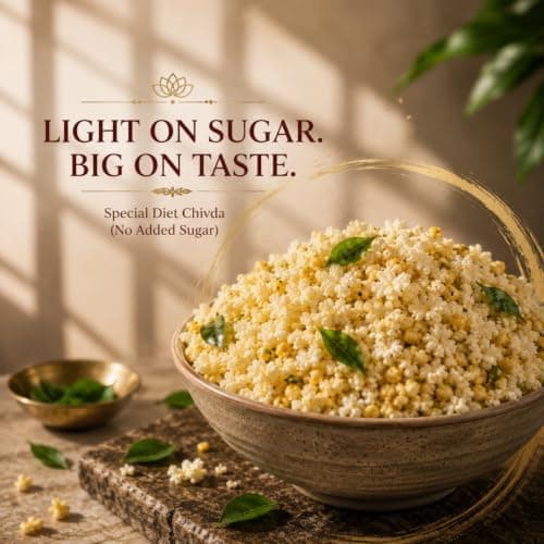 MODISON Special Diet Chivda Indian Namkeen No Sugar Roasted 180g thumbnail 3
