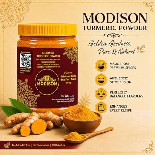 MODISON Turmeric Powder Indian Spices Pure Haldi 1kg thumbnail 3
