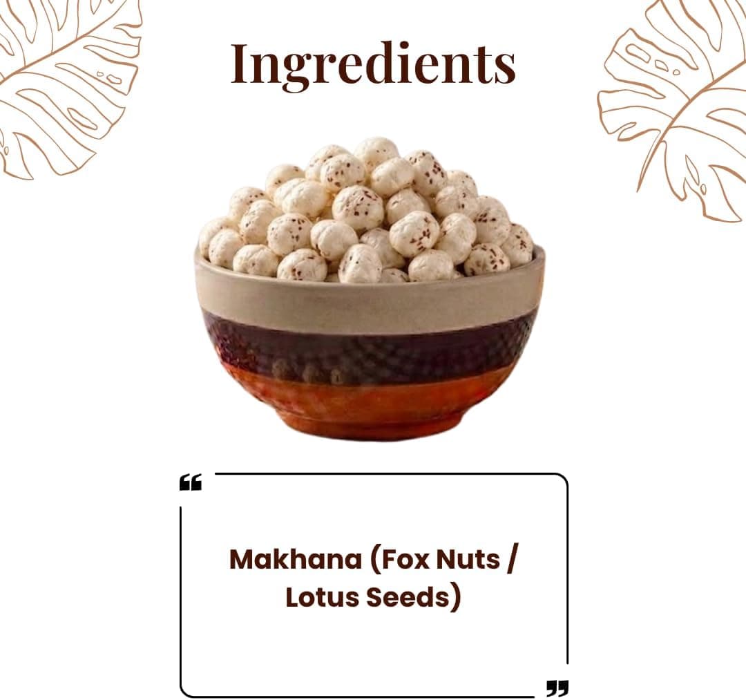 MODISON Raw Makhana Healthy Snacks Natural Fox Nuts 180g thumbnail 11
