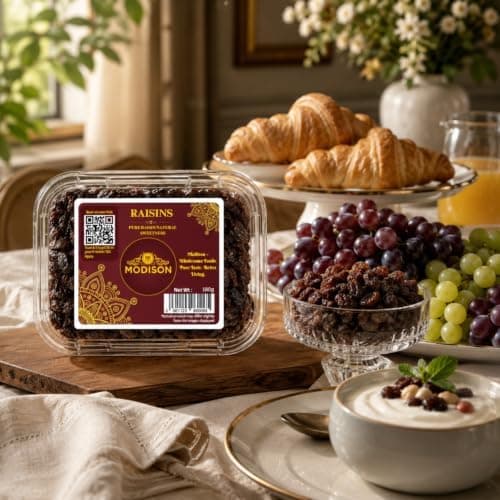 MODISON Seedless Kishmish Dried Fruit Indian Sweet Snack 180g thumbnail 6