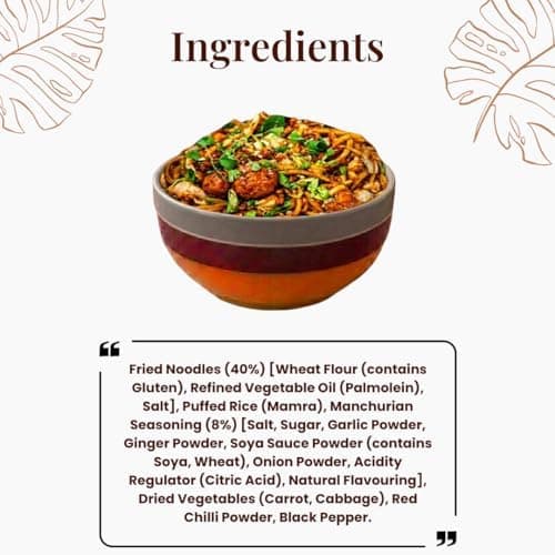 MODISON Manchurian Bhel Indian Snacks Indo Chinese Mix 180g thumbnail 6