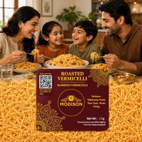 MODISON Roasted Vermicelli Premium Wheat Semolina Ready to Cook 1kg thumbnail 6