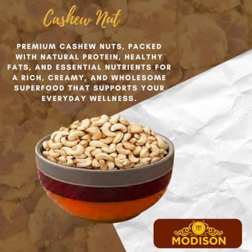 MODISON Cashew Nuts Healthy Snacks Natural Whole Kaju 500g thumbnail 6