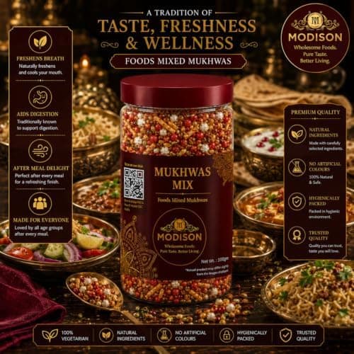 MODISON Mukhwas Mix Indian Mouth Freshener Rose Flavoured 100g thumbnail 3