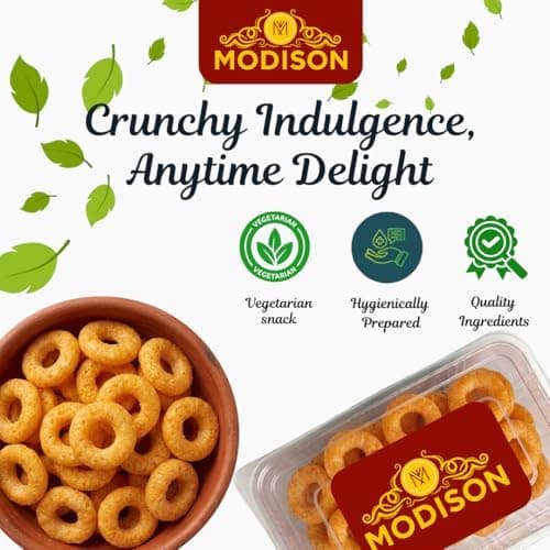 MODISON Polo Rings Indian Snacks Chatpata Masala 180g thumbnail 5