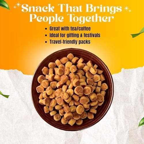 MODISON Poona Bhakarwadi Indian Namkeen Crispy Maharashtrian 360g thumbnail 4