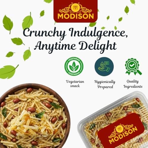 MODISON Farali Chevdo Indian Snacks Potato Peanut Mix 180g thumbnail 5
