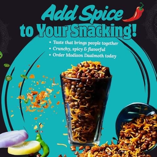 Modison Daal Mooth Snack Mix with Shredded Cheese Topping 180g thumbnail 2