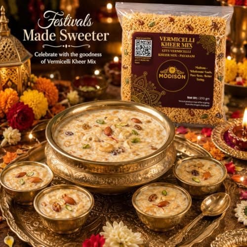 MODISON Vermicelli Kheer Mix Instant Payasam Dessert Mix 100g thumbnail 4
