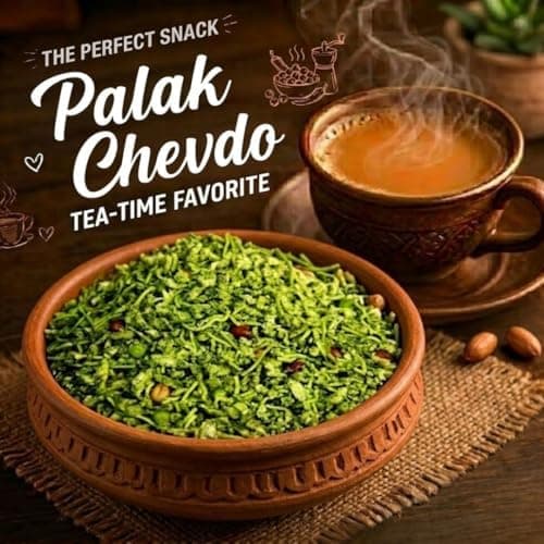 MODISON Palak Chevdo Indian Snacks Spinach Mix 180g thumbnail 4
