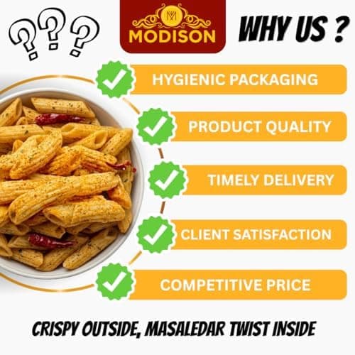 MODISON Pasta Ka Nasta Indian Snacks Italian Herbs 60g thumbnail 2