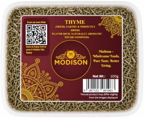 MODISON Thyme Herbs Dried Aromatic Seasoning 100g thumbnail 1