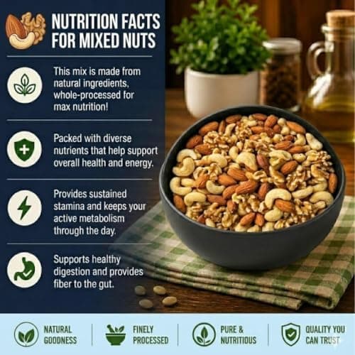 MODISON Mixed Nuts Healthy Snacks Premium Nut Mix 250g thumbnail 6