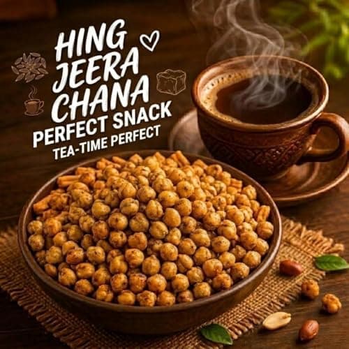 MODISON Hing Jeera Chana Indian Snacks Roasted Chickpeas 180g thumbnail 4