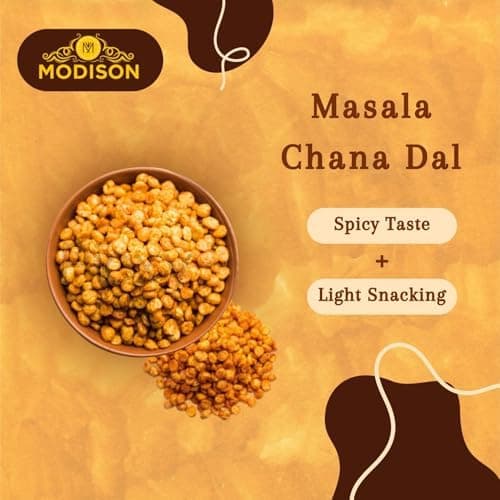 Modison Masala Chana Daal Crunchy Spicy 180gm thumbnail 5