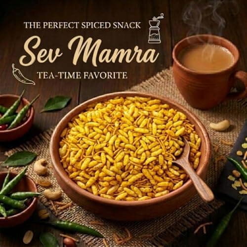 MODISON Sev Mamra Indian Snacks Puffed Rice Mix 180g thumbnail 4