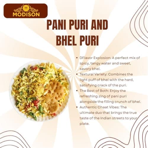 MODISON Pani Puri Bhel Puri Bundle Indian 180g Chaat Kit 3 Pack thumbnail 7