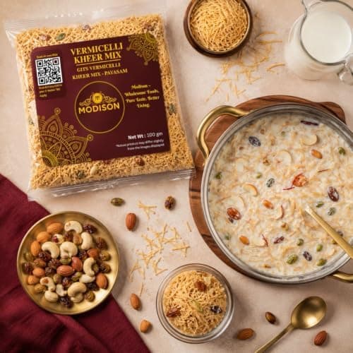 MODISON Vermicelli Kheer Mix Instant Payasam Dessert Mix 100g thumbnail 7