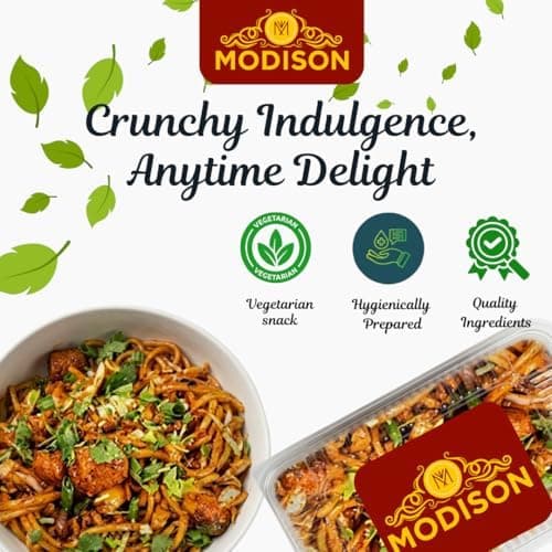 MODISON Manchurian Bhel Indian Snacks Indo Chinese Mix 180g thumbnail 5