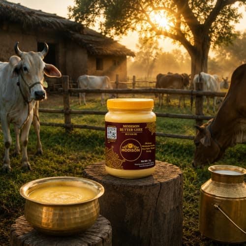MODISON Butter Ghee Clarified Butter Pure Milk Fat 1kg thumbnail 4