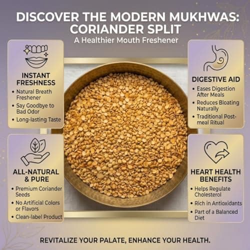 MODISON Coriander Dal Indian Namkeen Crispy Roasted Snack 180g thumbnail 5
