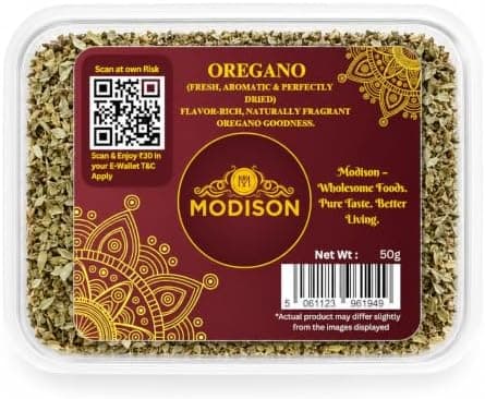 MODISON Oregano Herbs Dried Aromatic Mediterranean Seasoning 50g thumbnail 1