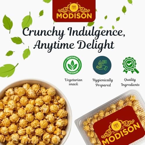 MODISON Masala Pop Indian Namkeen Crunchy Puffed Snack 180g thumbnail 7