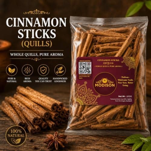 MODISON Cinnamon Sticks Quills Whole Spice Aromatic Bark 100g thumbnail 2