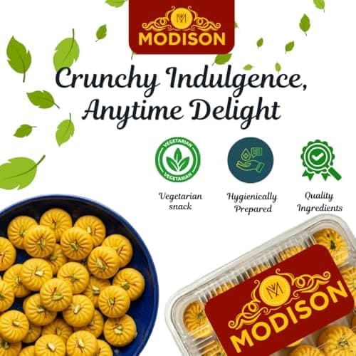 MODISON Kesar Penda Indian Sweets Saffron Milk Mithai 4 Piece 180g thumbnail 6