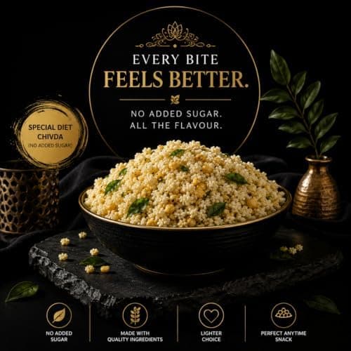MODISON Special Diet Chivda Indian Namkeen No Sugar Roasted 180g thumbnail 5