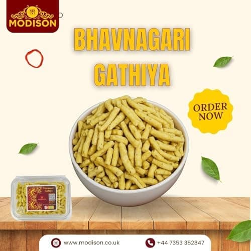 MODISON Bhavnagari Gathiya Indian Crispy Snacks 540g thumbnail 5