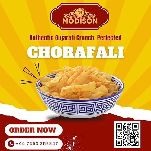 MODISON Chorafali Crispy & Authentic Gujarati Snack 180g thumbnail 4