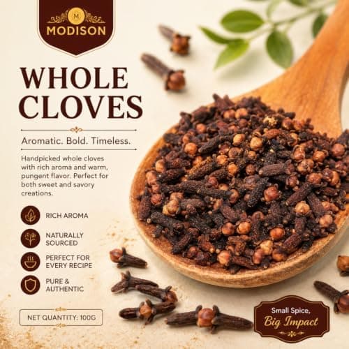 MODISON Whole Cloves Spice 100g thumbnail 4
