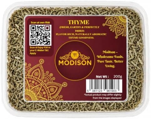 MODISON Thyme Herbs Dried Aromatic Seasoning 200g thumbnail 1
