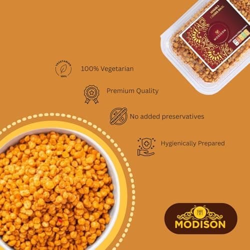 Modison Masala Chana Daal Crunchy Spicy 180gm thumbnail 6