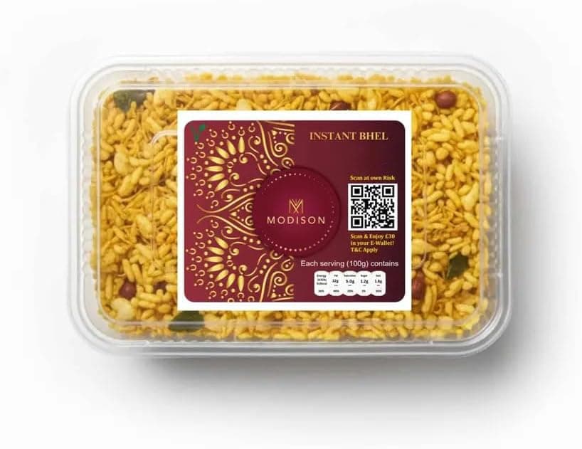 MODISON Instant Bhel Indian Snacks Ready Mix 265g thumbnail 1