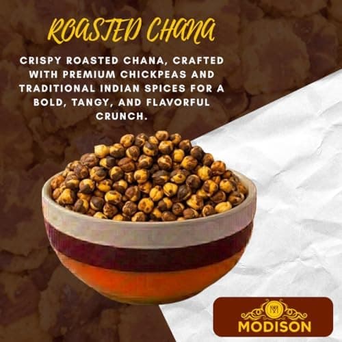 MODISON Roasted Chana Healthy Snacks High Protein 180g thumbnail 7