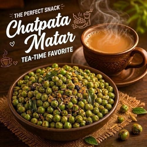 MODISON Chatpata Matar Healthy Snacks Spicy Green Peas 180g thumbnail 4