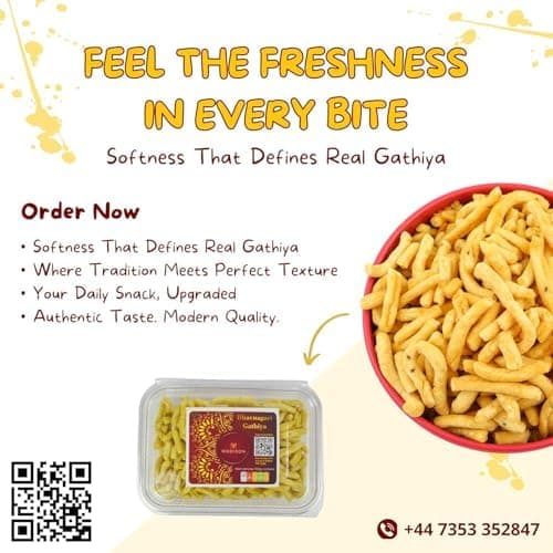 MODISON Bhavnagari Gathiya Indian Crispy Snacks 540g thumbnail 6