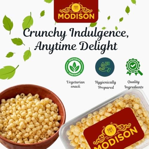 MODISON Cheese Pop Indian Snacks White Cheddar Puffs 180g thumbnail 5