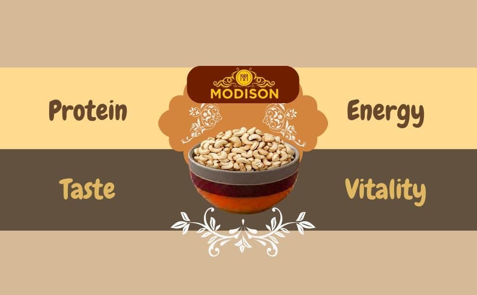 MODISON Cashew Nuts Healthy Snacks Natural Whole Kaju 250g thumbnail 6