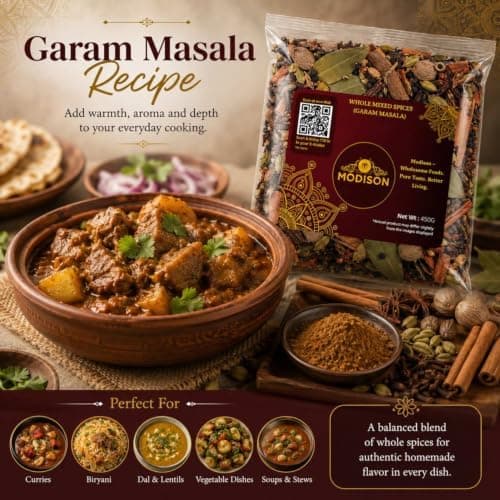 MODISON Whole Garam Masala Mixed Spices Blend 450g thumbnail 5