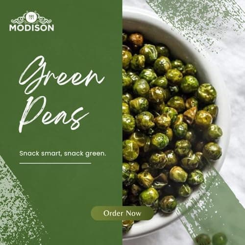 MODISON Spicy Fried Green Peas Healthy Snacks Crispy 540g thumbnail 6