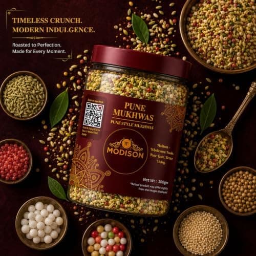 MODISON Pune Mukhwas Indian Mouth Freshener Fennel Coriander 100g thumbnail 4